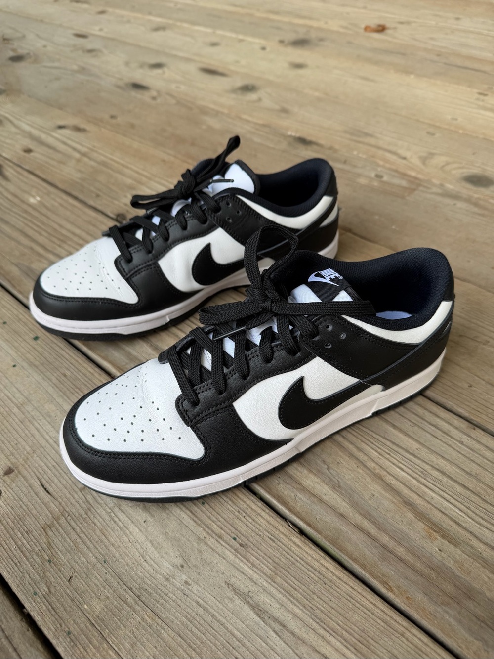 Nike Womens Panda Dunks Low-Top Sneakers